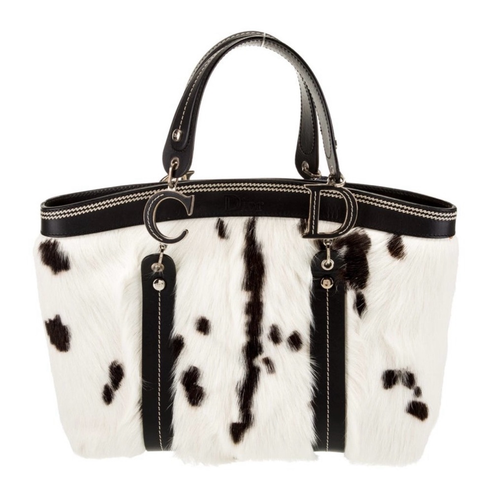 Dior Ponyhair Top Handle Bag